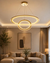Infinity Duo Ring Chandelier 