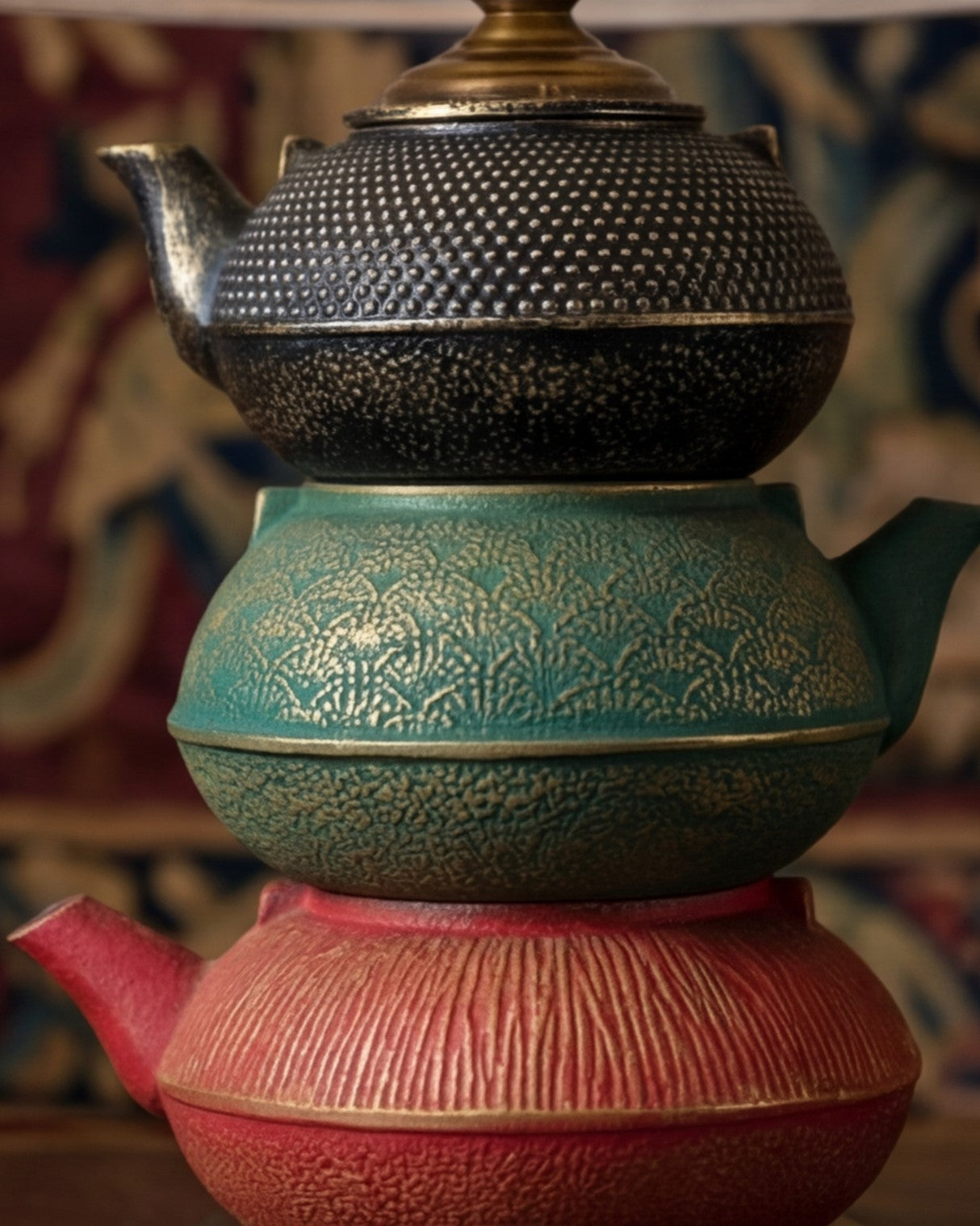 Teapot Cast Iron Table Lamp 