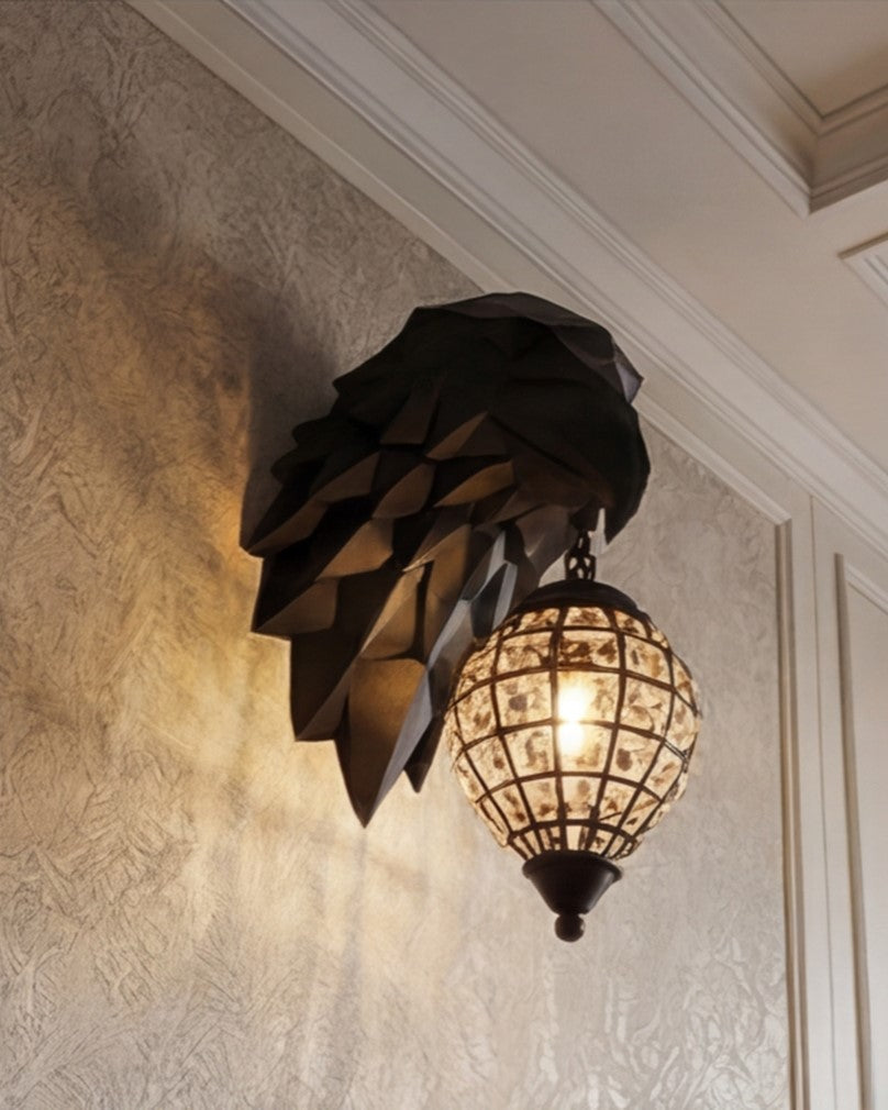 Eagle Head Wall Light 