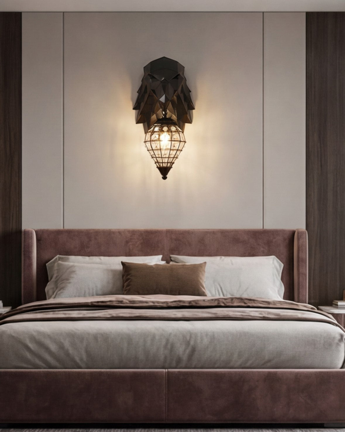 Eagle Head Wall Light 