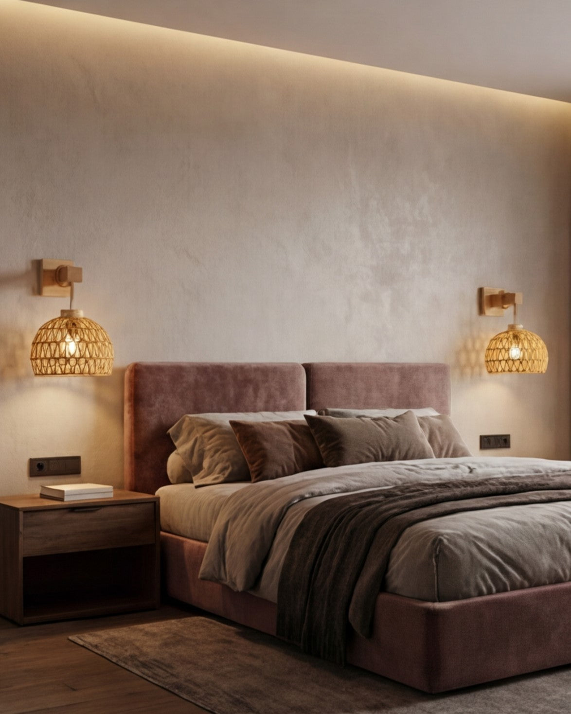 Woven Dome Wall Light 