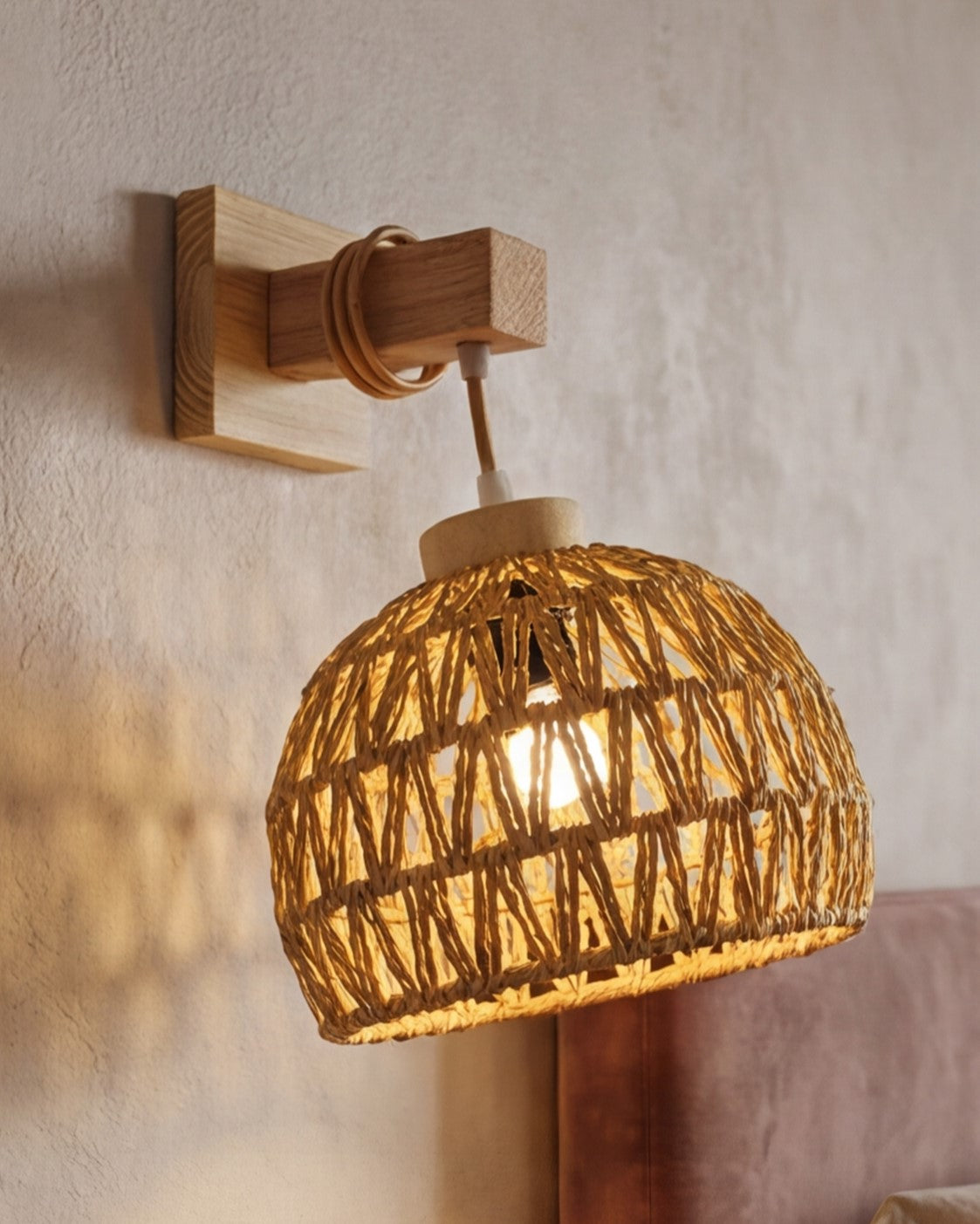 Woven Dome Wall Light 