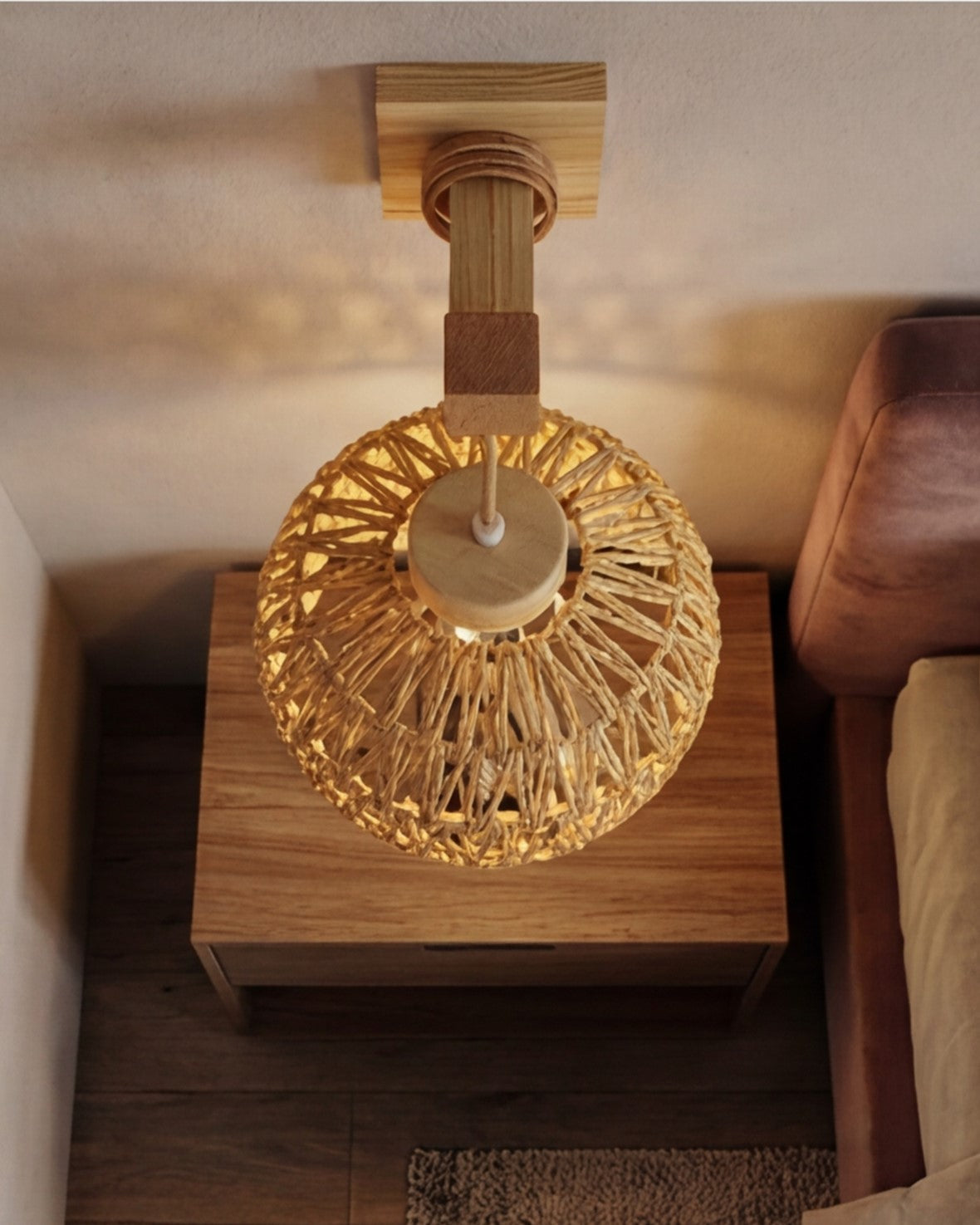 Woven Dome Wall Light 