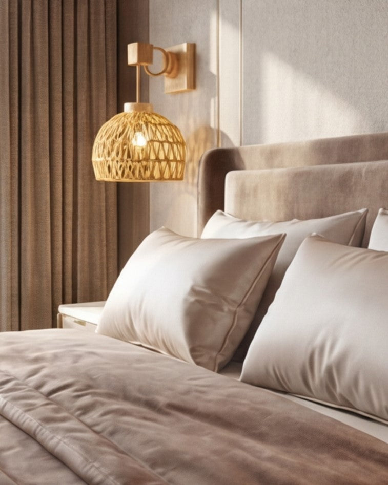 Woven Dome Wall Light 