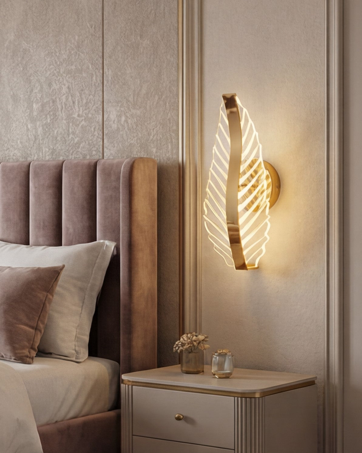 Leaf Shape LED Wall Light 