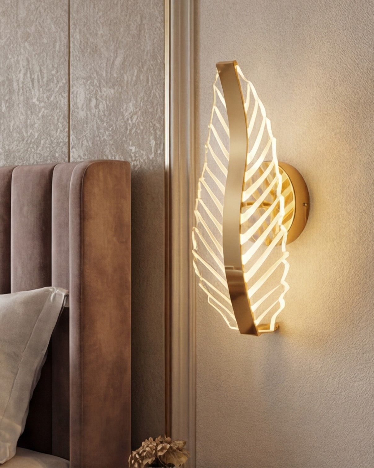 Leaf Shape LED Wall Light 