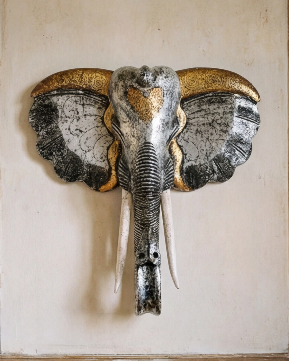 Royal Elephant Head Wall Mount