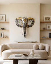 Royal Elephant Head Wall Mount