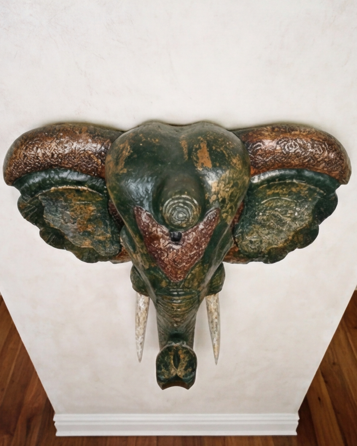 Royal Elephant Head Wall Mount 