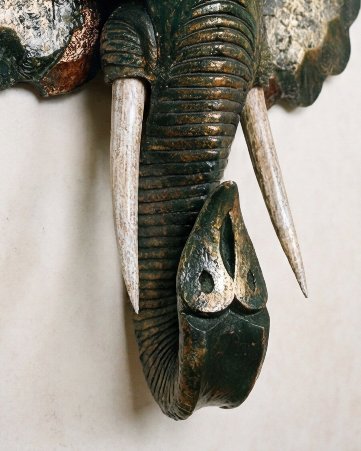 Royal Elephant Head Wall Mount 