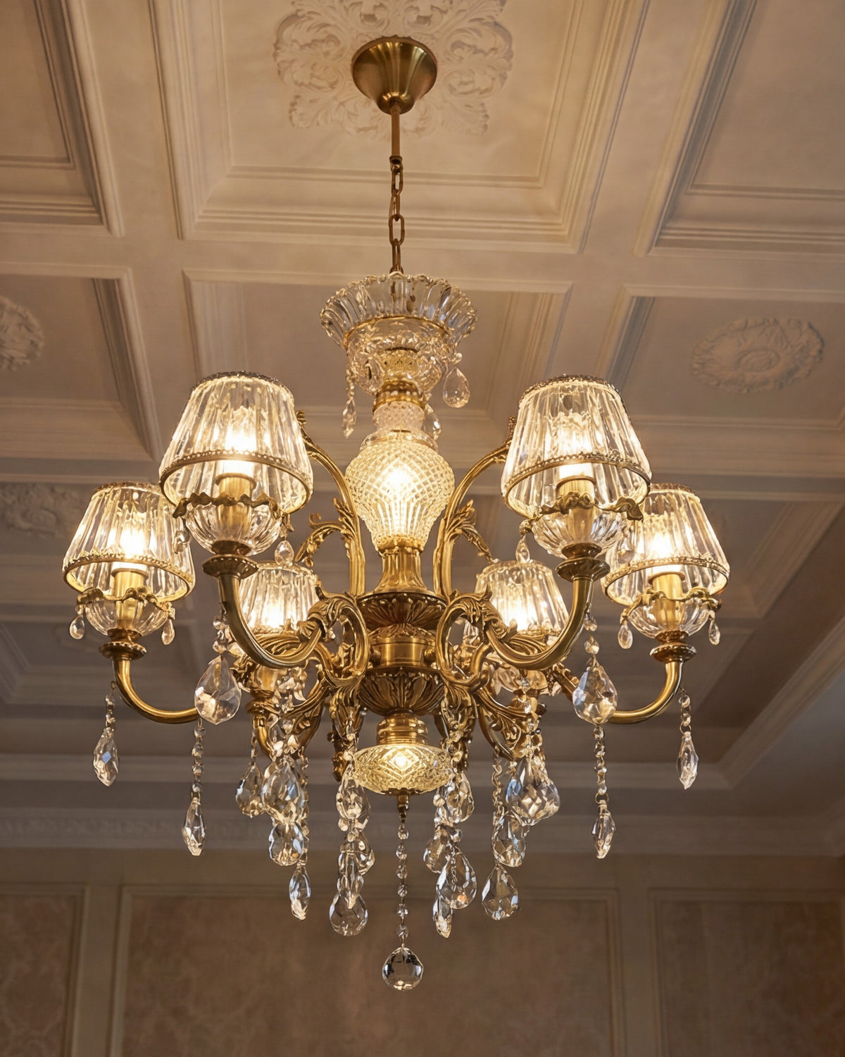 Regent Aurelia Heritage Chandelier - 6 Bulb