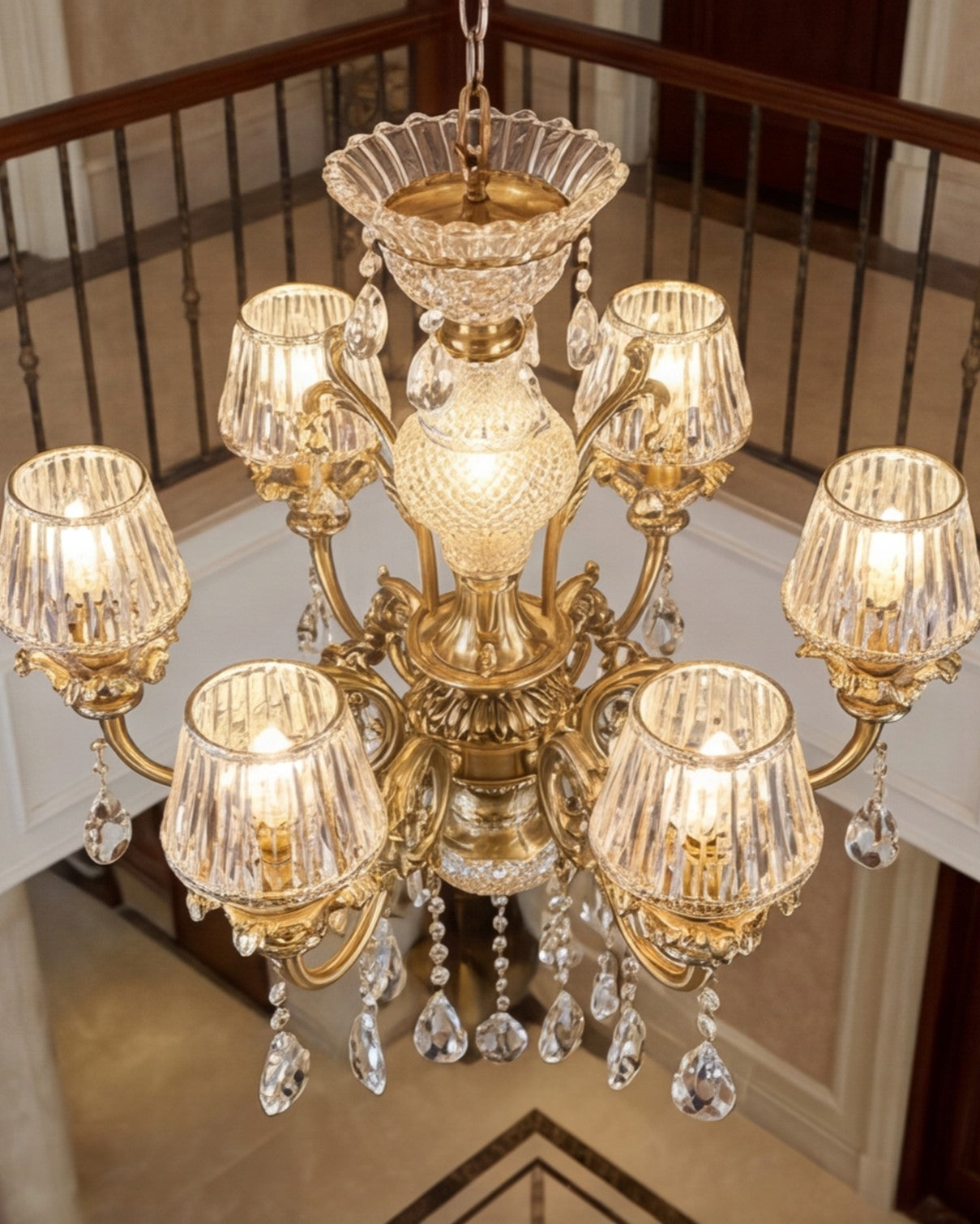 Regent Aurelia Heritage Chandelier - 8 Blub 
