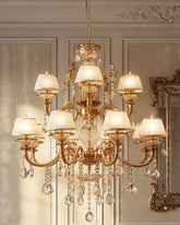 Royal Elysian Crystal Chandelier - 12 Bulb 