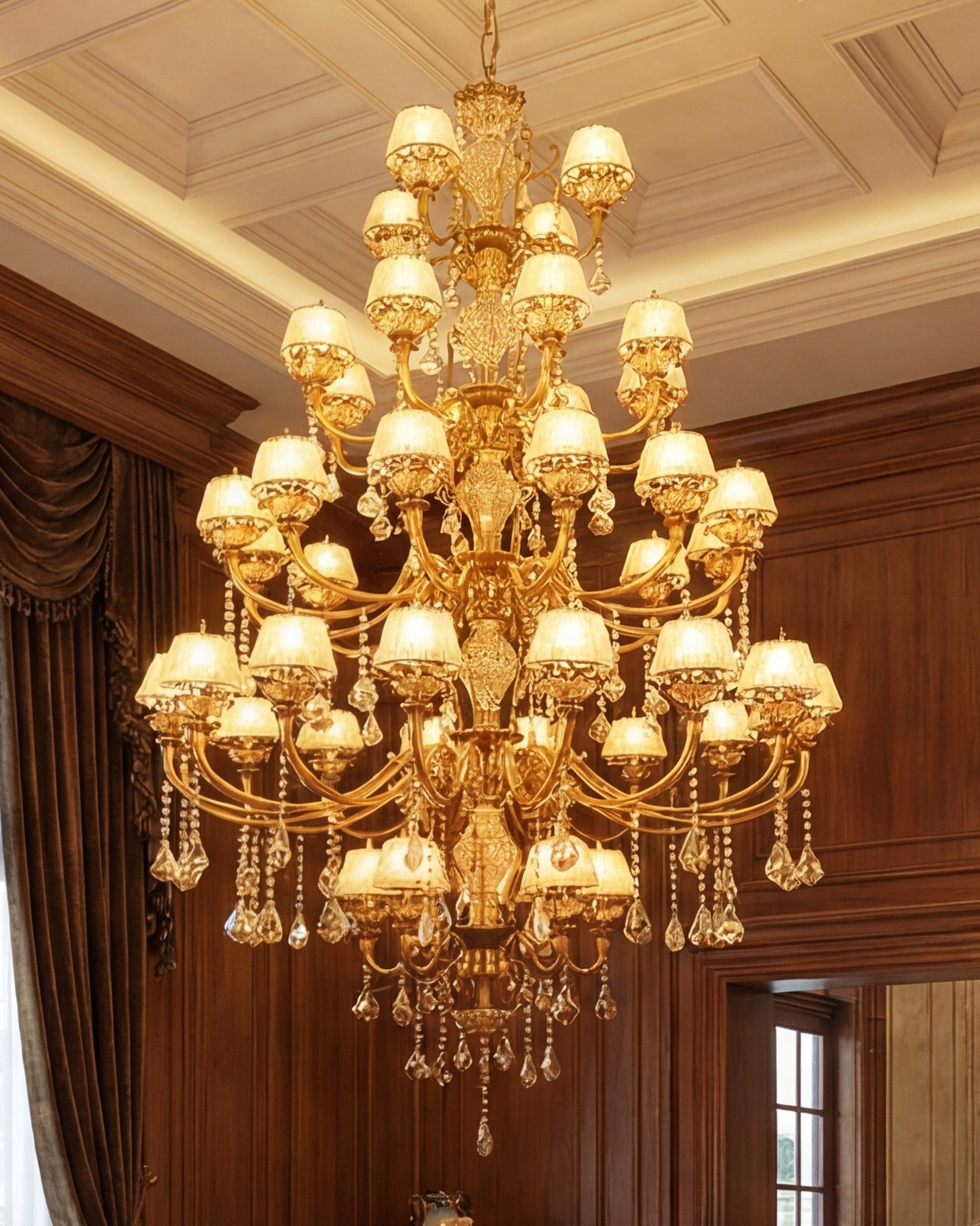 Royal Elysian Crystal Chandelier - 45 Bulb 