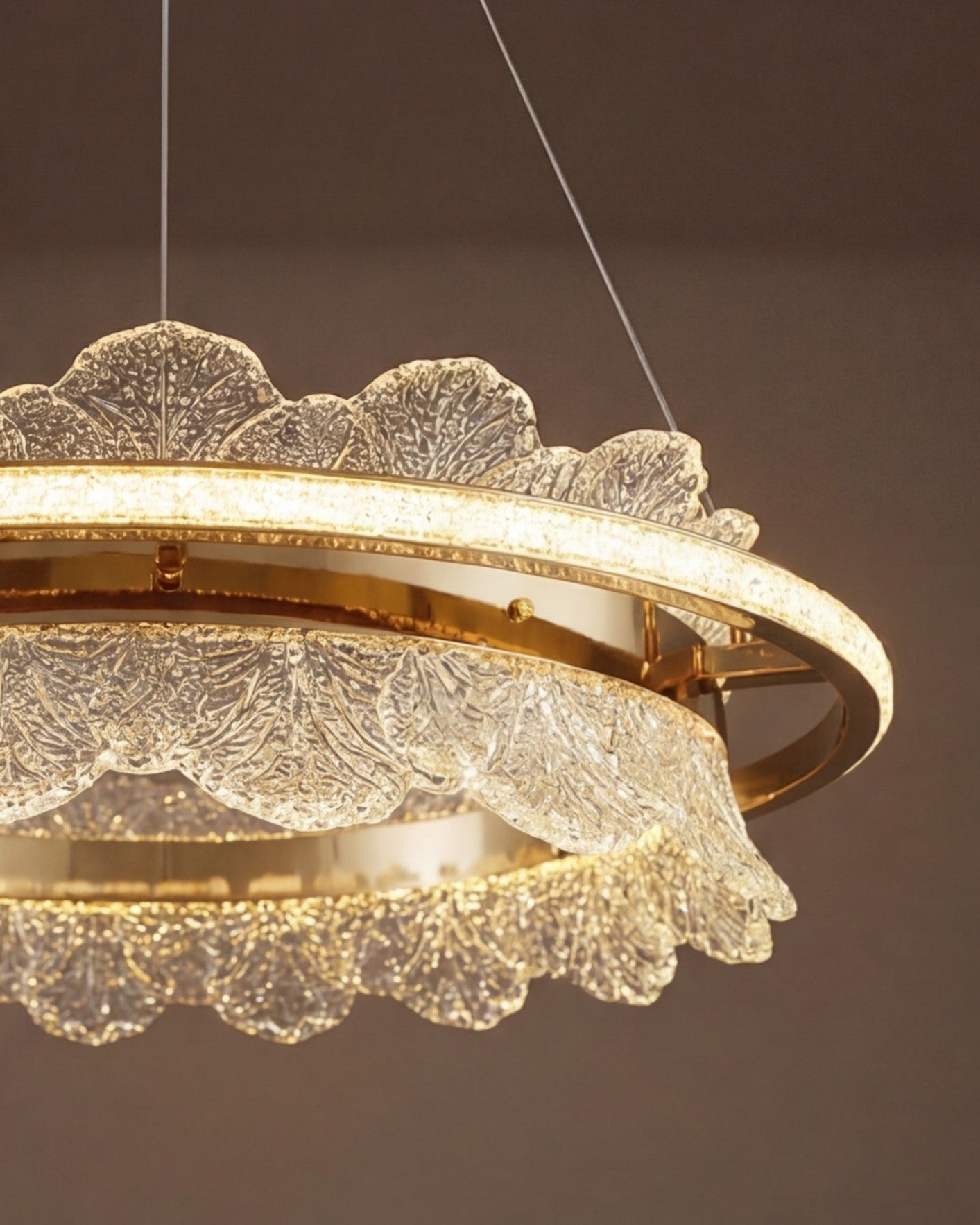 Verdantia Halo Crystal Chandelier 