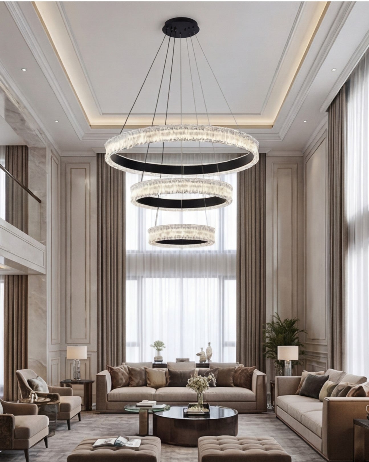 Nocturne Ascend Ring Chandelier 