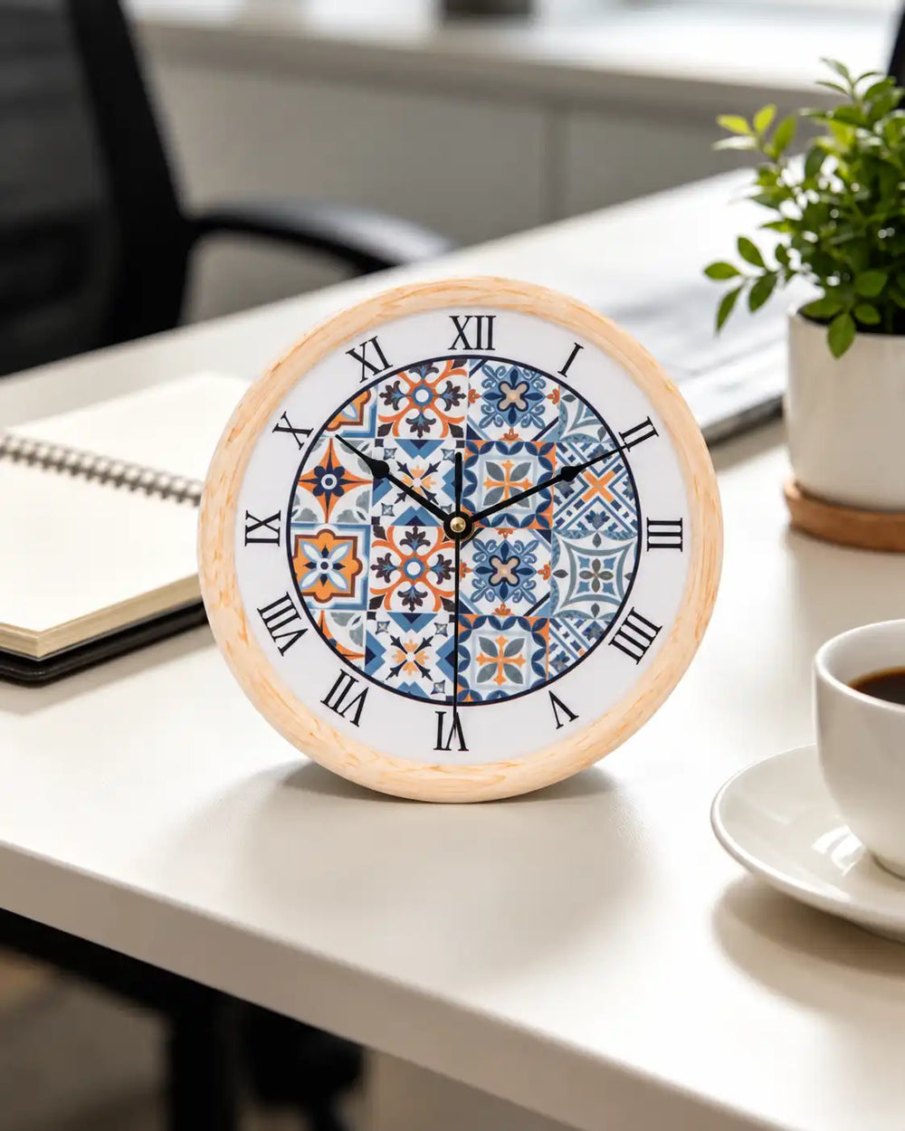 'Timeless Precision' Decorative Table Clock