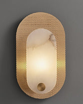 Modern Harlan Alabaster Wall Light 