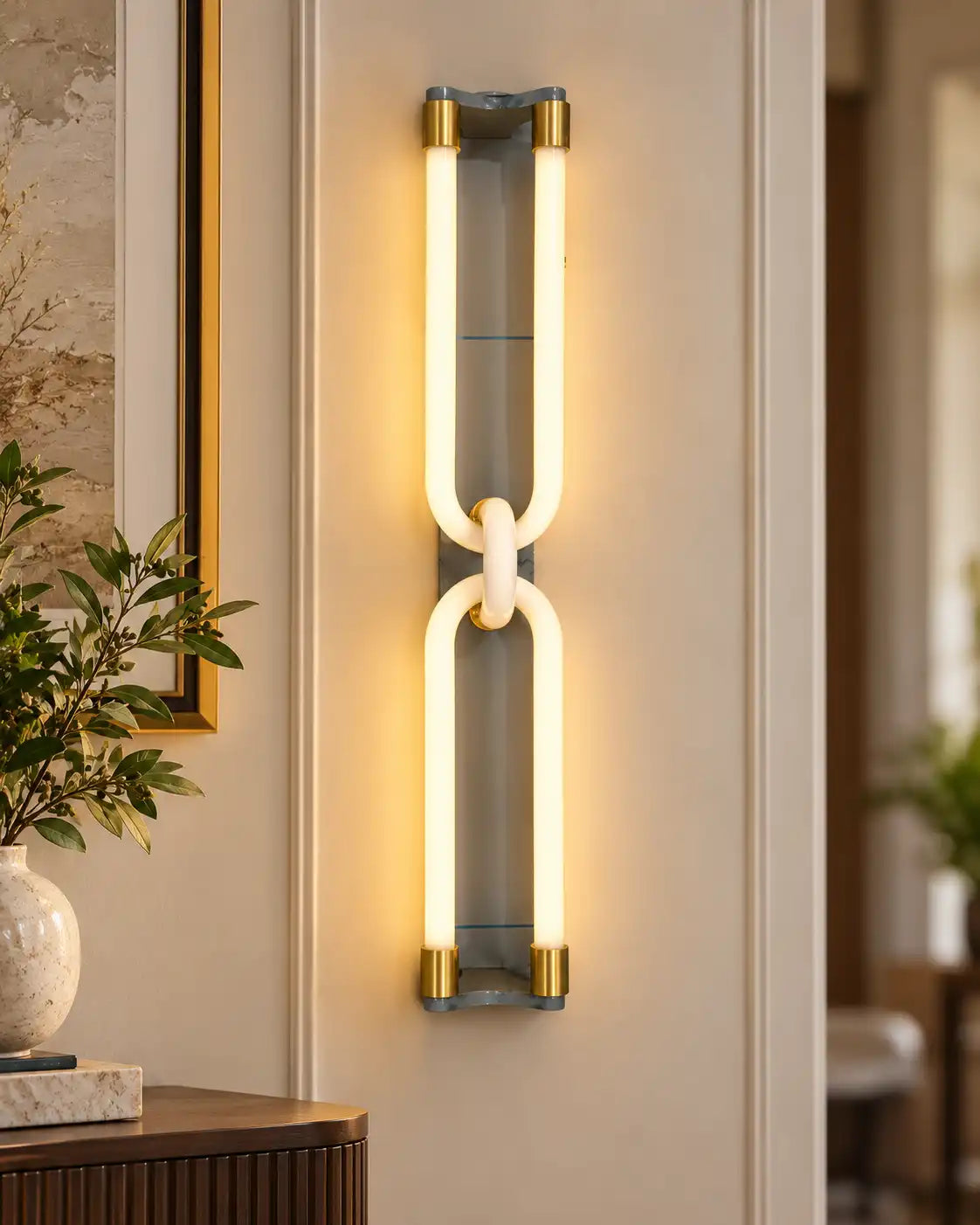 Glass Tube LED Wall LIght Small