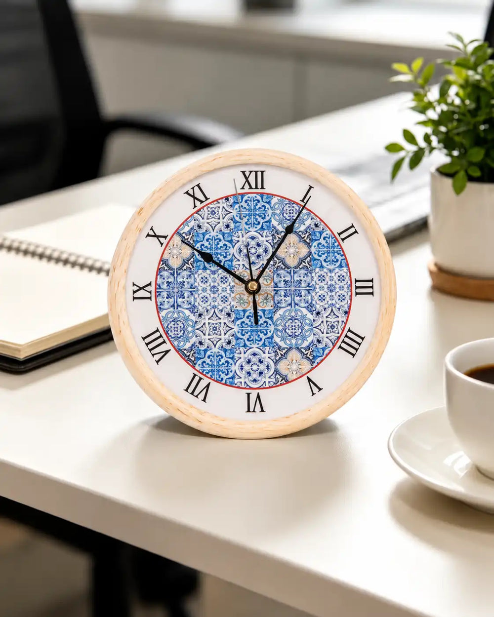 'The Artistic Hour' Decorative Table Clock