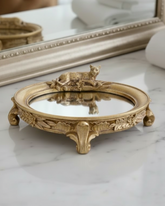 Leopard Glass Vanity Tray 
