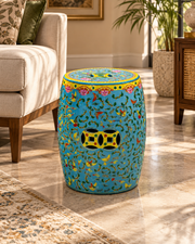 Sky Blossom Garden Stool