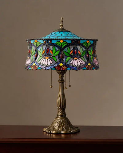 Nouveau Floral Tiffany Table Lamp