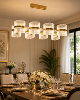 Elaris Radiant Rhythm Chandelier - 8 Lights 