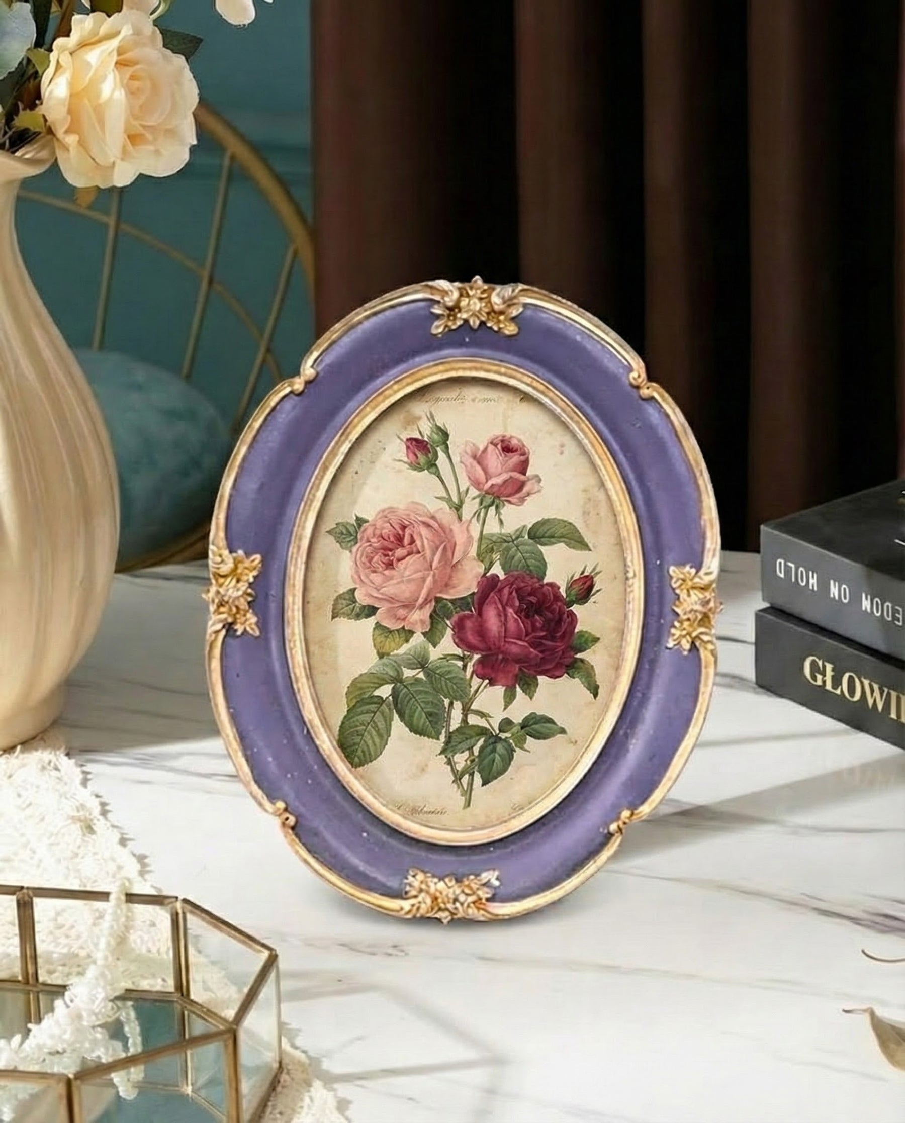 Vintage Royal Oval Photo Frame 