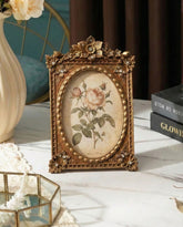 Royal Blossom Oval Photo Frame 