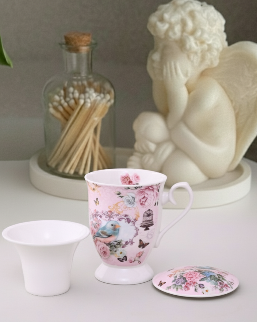 Blossom Bird Infuser Mug 
