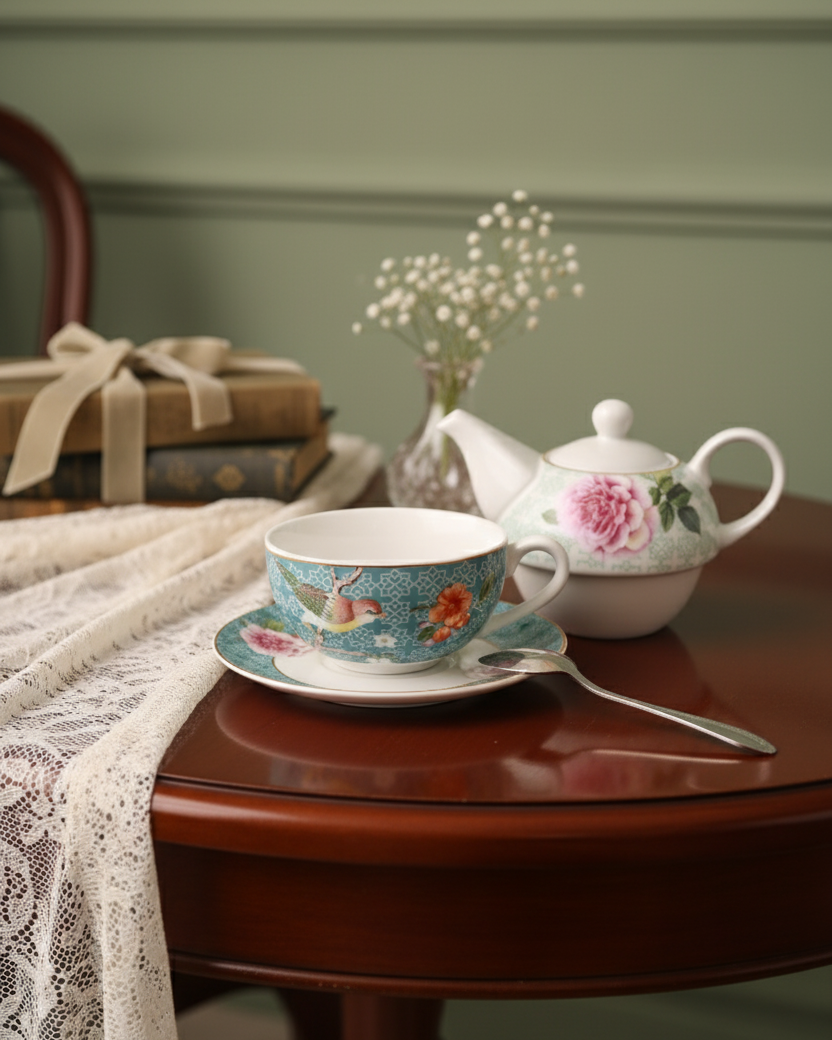 Spring Harmony Tea for Two Set - Blue 