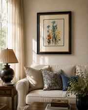 Wildflowers Water Colour Print "24x30" Inches