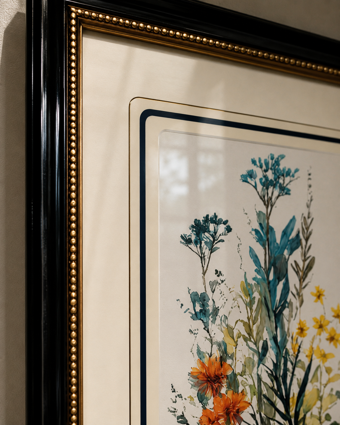 Wildflowers Water Colour Print "24x30" Inches