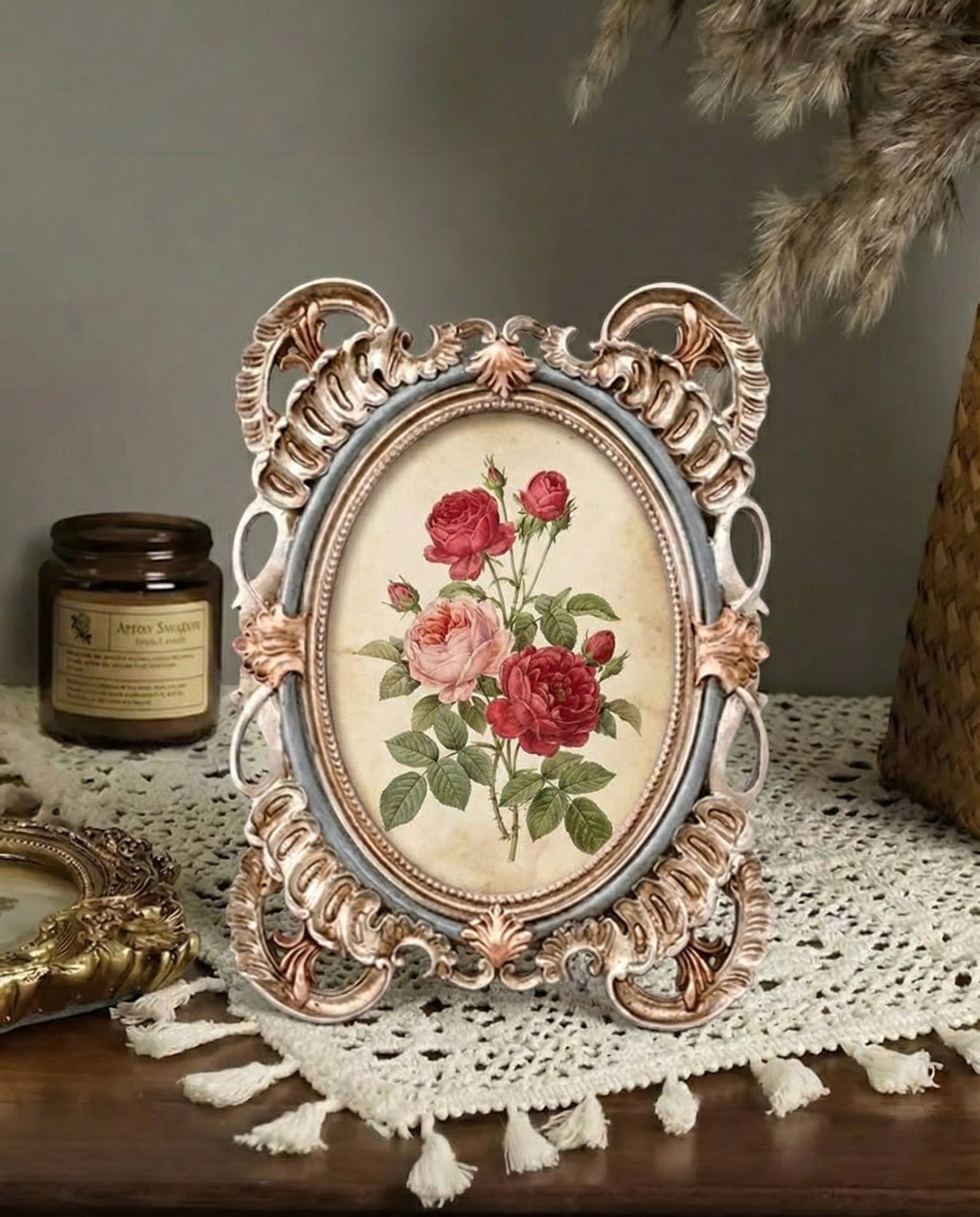Baroque Royal Oval Photo Frame 