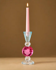 Aurora Gem Crystal Candle Holder