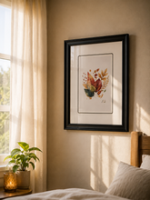Falling Colors: Autumn Leaves' Symphony Print "24x30" Inches 