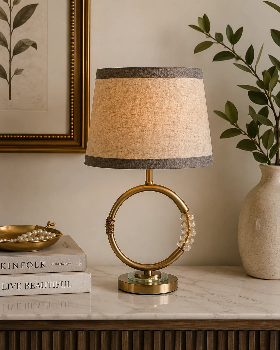 Golden Ring Table Lamp 