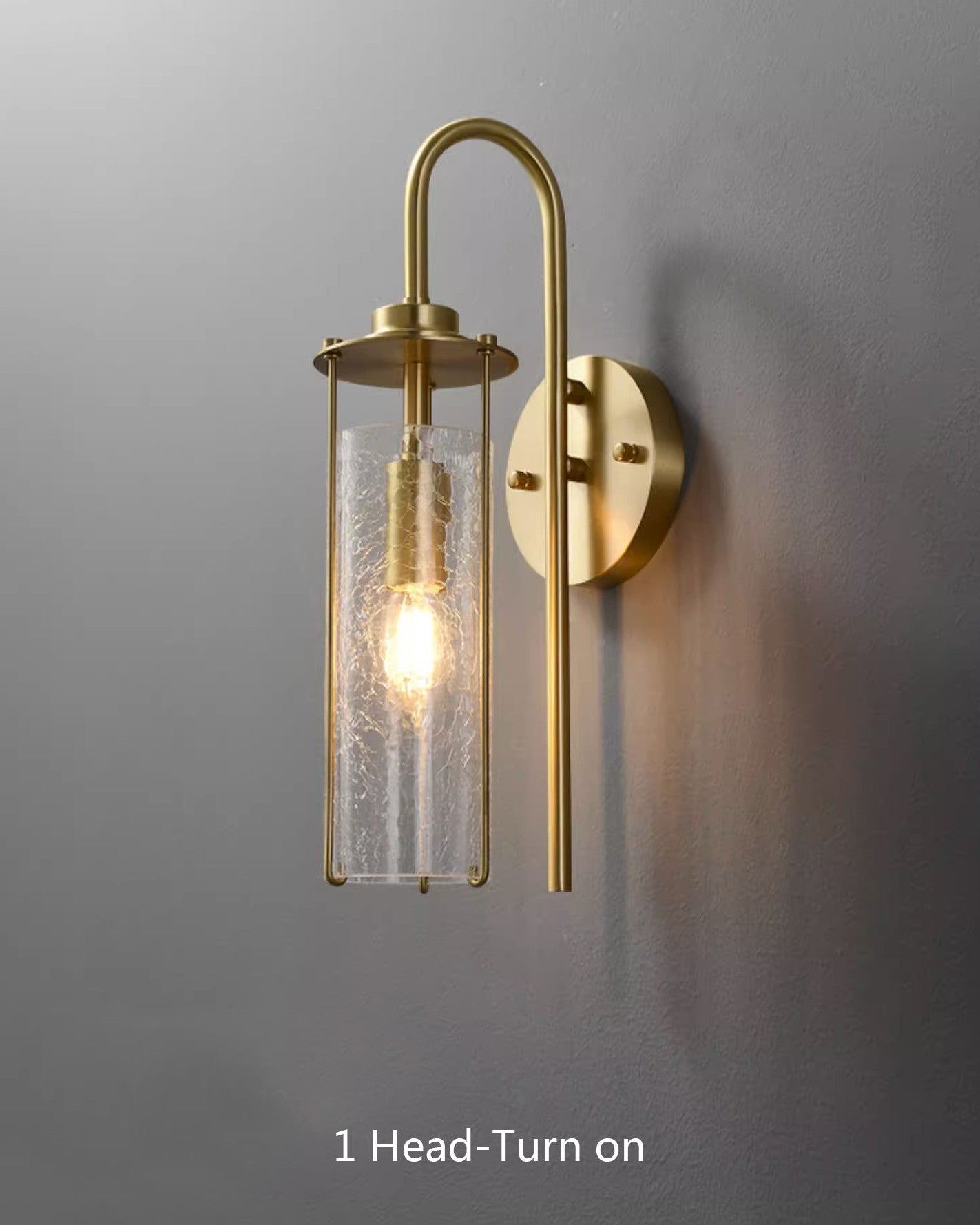 Luxury Avner Clear Crystal Wall Light 