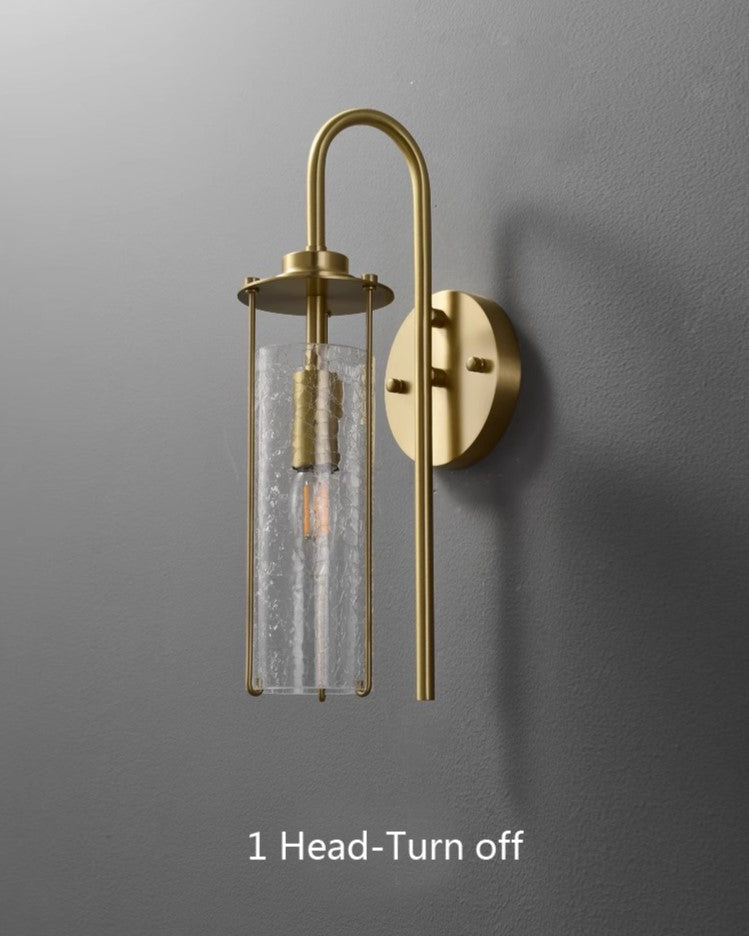 Luxury Avner Clear Crystal Wall Light 