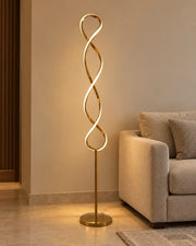 Lemniscate Double-Helix Floor Lamp