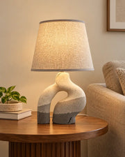 Piazza Sculpted Arc Table Lamp