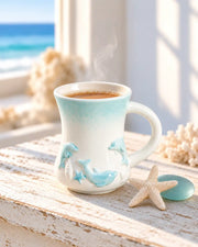 Leaping Dolphin Ceramic Mug
