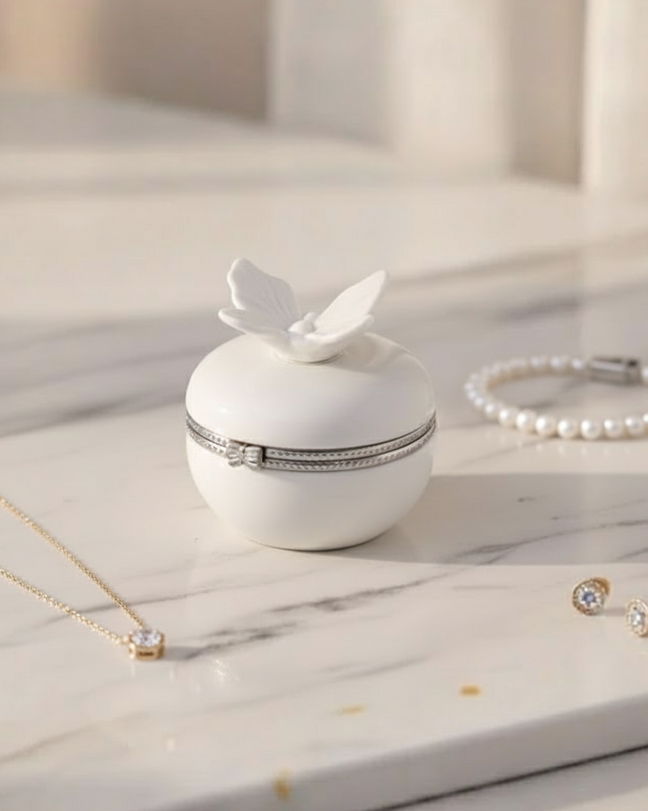 Butterfly Embrace Trinket Box 