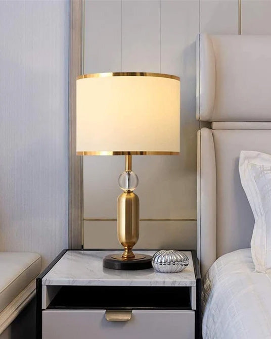 Concise Crystal Ball Table Lamp