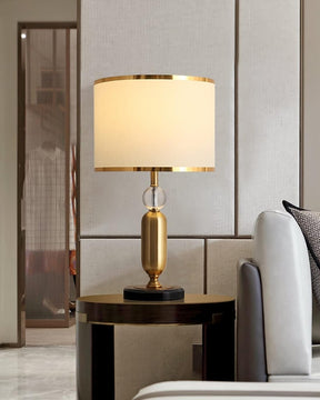 Concise Crystal Ball Table Lamp