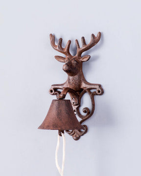 Cast Iron Wall Mounted Deer Bell