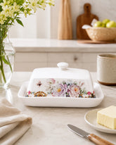 Butterfly Blossom Butter Dish 
