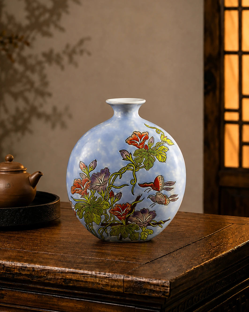 Sky Garden Butterfly Vase 