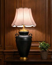 Obsidian Urn Luxe Table Lamp
